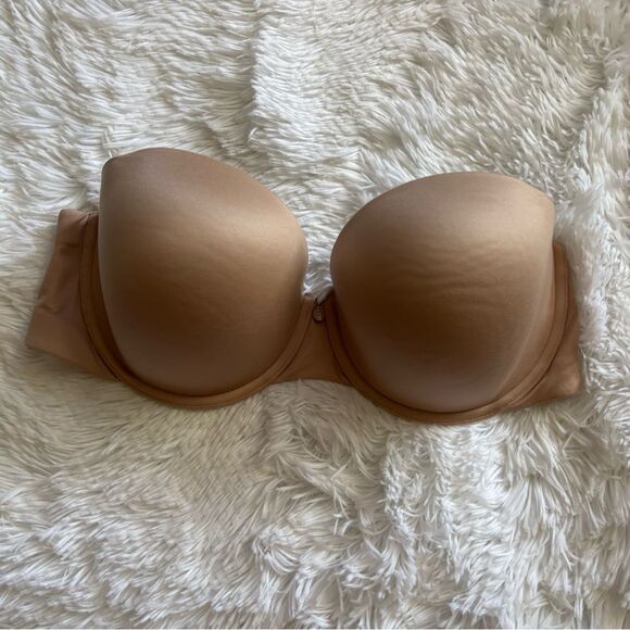Victorias Secret Bra Lined Strapless Womens Size at 38D - Picture 1 of 8